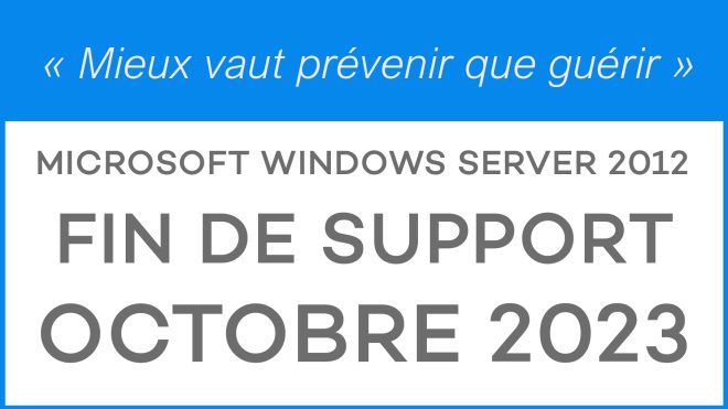 Microsoft Windows Server 2012 : Fin de support