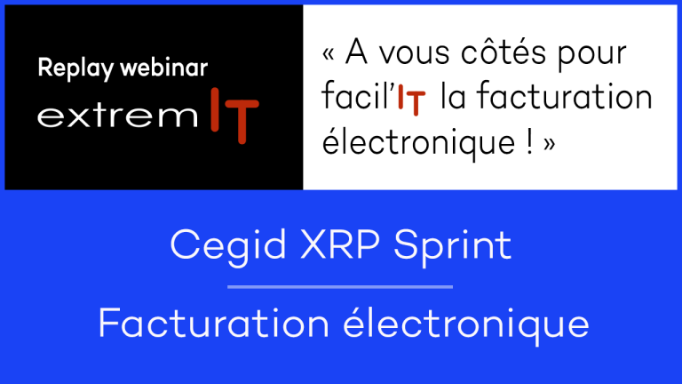 miniature vidéo youtube : Cegid XRP Sprint et la facturation électronique